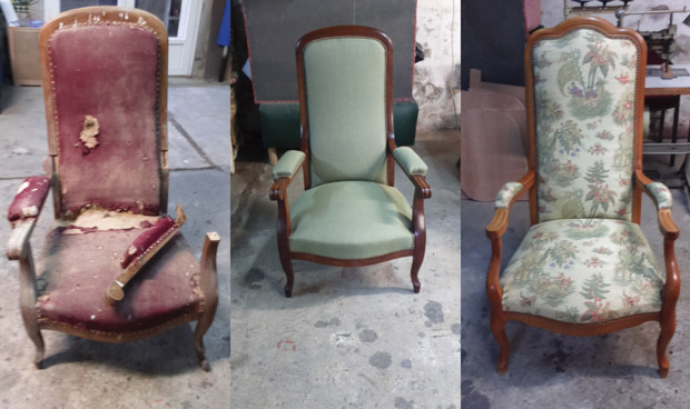 Restauration de fauteuils