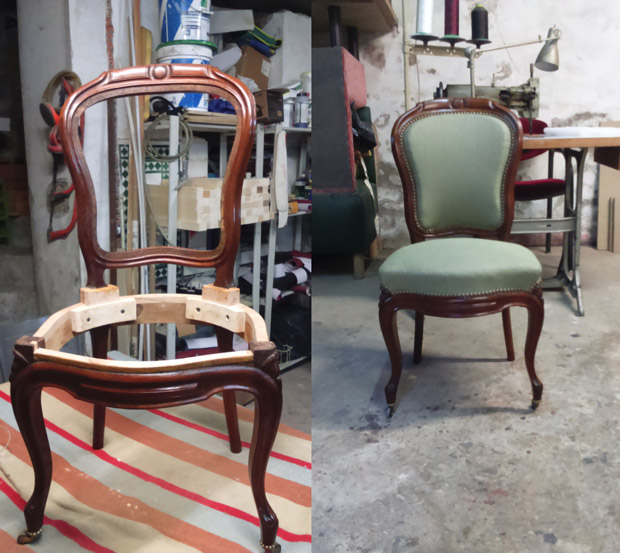 Restauration de fauteuils